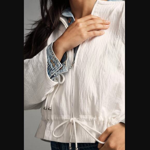 Maeve Beach Parachute Bomber Jacket - New Large - Picture 3 of 5